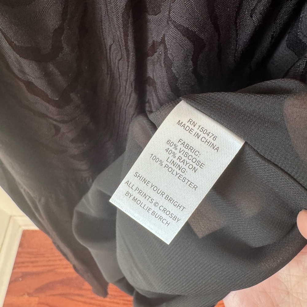 Crosby by Mollie Burch Black Tiered Midi Dress - Picture 4 of 7